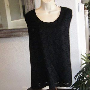 Beautiful Lace Top Shirt Croft & Barrow sz 3X
